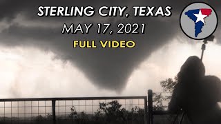 May 17 2021 • FULL Chase Video of SW Texas Tornadoes and Hail AJAB [upl. by Maximo990]