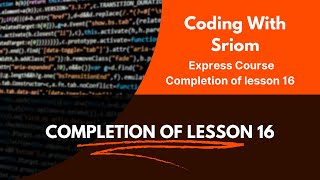 Codeorg Lesson 16  Express Course Completion Series  Coding With Sriom [upl. by Mcclary]