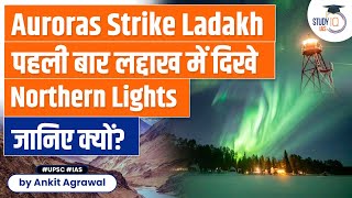 Northern Lights Auroras make a Rare Appearance in Ladakh  Beauty and Science of this Phenomenon [upl. by Eiramanit]