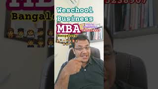 Weschool Bangalore businessschool cmatexampreparation cmat [upl. by Arracot]