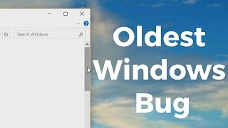 The Sroll Bug  Oldest Windows Bug [upl. by Peppard]