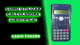 Calculadora Científica como usar Casio fx82ms todas funções [upl. by Assille]