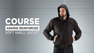 Course Aramid Reinforced Soft Shell Jacket [upl. by Orgell159]