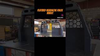 Flatbed Headache Rack Build fabrication flatbed truck welding [upl. by Aelaza]