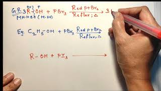 Alcohols to Alkyl halide4 [upl. by Danais570]