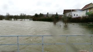 Lahnhochwasser Januar 2023 zwischen Gießen und Weilburg Teil 1 [upl. by Franciskus]