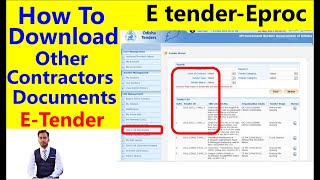 How To View Other Bidder Documents in Etender Portal [upl. by Higginson]