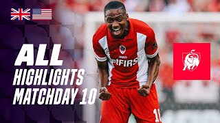 ALL HIGHLIGHTS MATCHDAY 10 👀⚽ Jupiler Pro League 2324 [upl. by Sharlene]