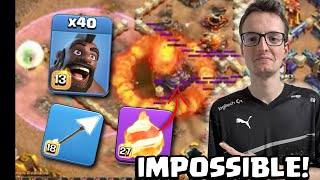 Synthe INSANE MASS HOGS in CREATIVE ONLY MATCH Clash of Clans [upl. by Elvis]