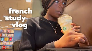 how I selfstudy french as a beginner🇫🇷🥖  french study vlog [upl. by Asennav]