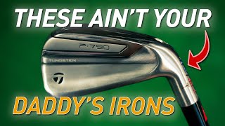 THESE AINT YOUR DADDYS IRONS TaylorMade p790 Iron Review [upl. by Ehctav]