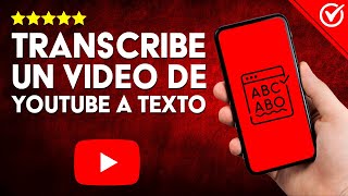 Cómo TRANSCRIBIR un VIDEO de YOUTUBE a Texto  Método Rápido y Efectivo [upl. by Ynehteb]