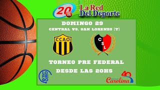 Torneo Pre Federal de Básquet Central Ceres Vs San Lorenzo de Tostado [upl. by Joyce]