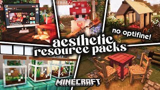 BEST Cute amp Aesthetic Resource Packs  Minecraft 120 NO OPTIFINE  MODS [upl. by Eckblad]