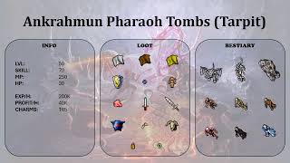 EK LEVEL 50 HUNT TOMB ANKRAHMUN 200KH EXP PROFIT 50K [upl. by Ayidah2]