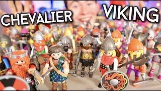 ma COLLECTION de playmobil chevalier  playmobil history [upl. by Risay]