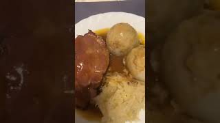 Kassler mit Semmelknödel und Sauerkraut 😊👨‍🍳❤️ [upl. by Roland]