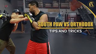 SOUTH PAW VS ORTHODOX TIPS AND TRICKS [upl. by Euqnom]