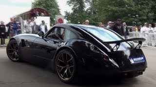 Wiesmann MF5 GT  Black with Gold Rims  Revs [upl. by Nnylrefinnej]