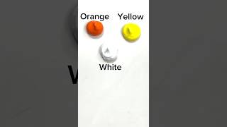 Mixing Orange Yellow amp White  Relaxing Color ASMR for Kids 🎨 shorts asmr kids colors relaxing [upl. by Pollard]