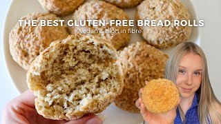 How to Make the Best Glutenfree Bread Rolls  Easy Gluten free amp Vegan Oat Rolls Recipe [upl. by Rotberg]