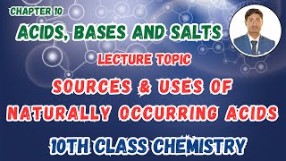 Sources and Uses of Naturally Occurring Acids  Uses of Natural Acids  Chemistry  Standard Academy [upl. by Acimot74]