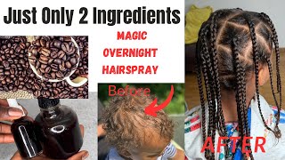 Just Only 2 Ingredients  Overnight Hair Spray amp Oil For Faster Hair growth In Less Than 2 Weeks…… [upl. by Bernardi505]