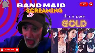 BANDMAID  Screaming Live in Tokyo 2019 REACTION bandmaidreaction bandmaid kanami [upl. by Webb]