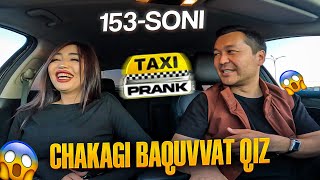 Taksida prank 153Soni😎 Namanganlik bloger qiz seylisha bilan bo’ldi😅 16 [upl. by Hanauq]