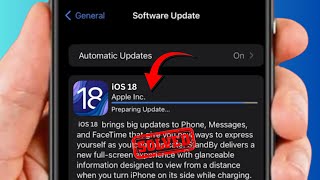 How to Fix iPhone Stuck on Preparing Update iOS 18 [upl. by Clarey]