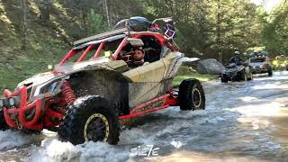 Salto De Agua Llovida Ruta Lobos OffRoad Rzr CanAM Cuatrimotos [upl. by Ogeid]