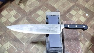 How to Sharpen Tramontina century knife by professional knife sharpener Made by Brazil [upl. by Collier]