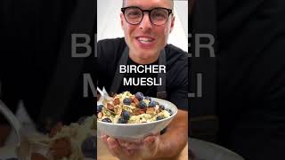 Bircher Muesli  easy and tasty breakfast [upl. by Chancey704]