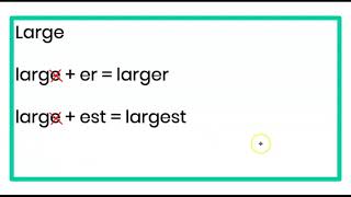 Adding er est  drop the e rule [upl. by Bridges]