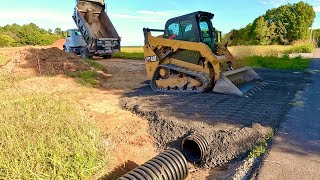 LET’S BUILD A GRAVEL DRIVEWAY NEW HOUSE NEW DRIVEWAY… [upl. by Helaine]