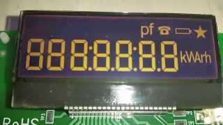 Bistable reflective segmented LCD [upl. by Aciram490]