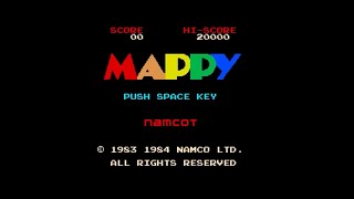 MSX2 Game Mappy 2014 Namco  Tiny Yarou [upl. by Aneleve]