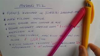 Arapça Dilbilgisi 14Ders MUZARİ FİİL GENİŞ ZAMAN ve ŞİMDİKİ ZAMAN [upl. by Oliy]