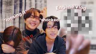 Jake and Jungwon REACTING to a Engene Vlog [upl. by Nedra]