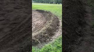 Start of a DIY Backyard Pit Bike Track Unfinished [upl. by Berni]