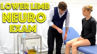 Lower Limb Neurological Examination  Clinical Skills  Dr Gill [upl. by Semaj]