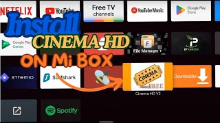 How to install Cinema HD on Mi Box Sideload Cinema APK on Android TV box [upl. by Aillicirp]