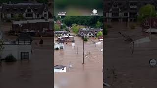 Asheville Underwater Drone captures Helene’s massive flooding [upl. by Koal]