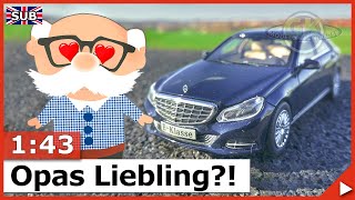 Nur für Rentner Der 143 Kyosho MercedesBenz EKlasse Elegance W212  Modellauto Diecast Review [upl. by Alyl]