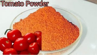 HOW TO MAKE TOMATO POWDER AT HOMETOMATO POWDEREASYHOMEMADE RECIPES [upl. by Cherie]