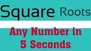 Vedic Maths Magic 03  Square Root of any number  Crazy Maths  Short Tricks by Abhitesh Sir [upl. by Shirline]