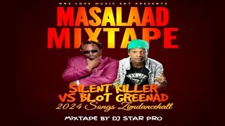 Silent killer vs Blot Greenad Songs 2024 Zimdancehall Mix by DJ STAR PRO Official music visualizer [upl. by Laddie166]