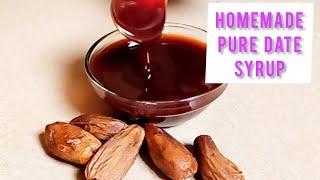 DATE SYRUP RECIPE [upl. by Esinek]