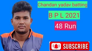 Chandan yadav up batting in balrampur premier leagueayansh krishna [upl. by Narmi]