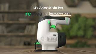 BLACKDECKER® Deutschland  reviva™ 12V AkkuStichsäge [upl. by Eniarda]